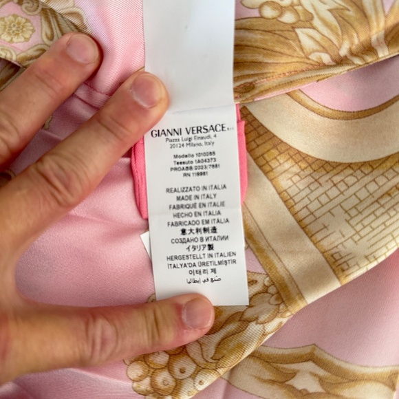 Versace Heritage Print Pleated Midi Skirt,  36 (US 0) NWT Retail $2000 - Pictur - Picture 12 of 12